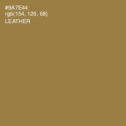 #9A7E44 - Leather Color Image