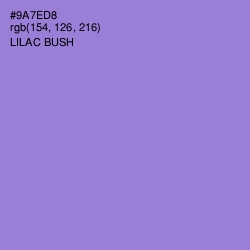#9A7ED8 - Lilac Bush Color Image