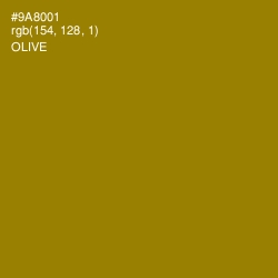 #9A8001 - Olive Color Image
