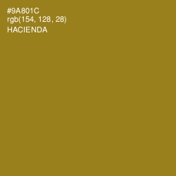 #9A801C - Hacienda Color Image
