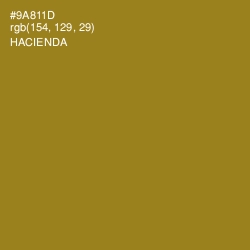 #9A811D - Hacienda Color Image