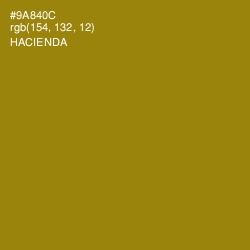 #9A840C - Hacienda Color Image