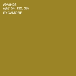 #9A8426 - Sycamore Color Image