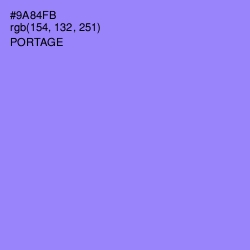 #9A84FB - Portage Color Image