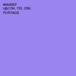 #9A85EF - Portage Color Image