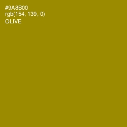 #9A8B00 - Olive Color Image