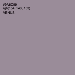 #9A8C99 - Venus Color Image