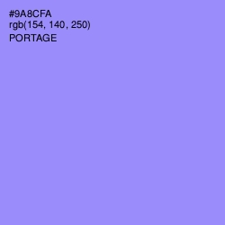 #9A8CFA - Portage Color Image