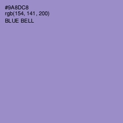 #9A8DC8 - Blue Bell Color Image