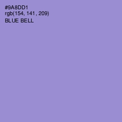 #9A8DD1 - Blue Bell Color Image