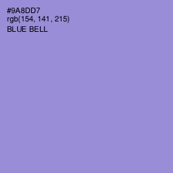 #9A8DD7 - Blue Bell Color Image
