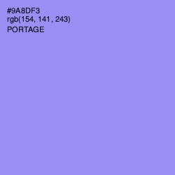 #9A8DF3 - Portage Color Image