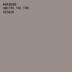 #9A8E8B - Venus Color Image