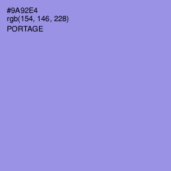 #9A92E4 - Portage Color Image