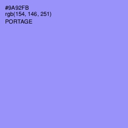 #9A92FB - Portage Color Image