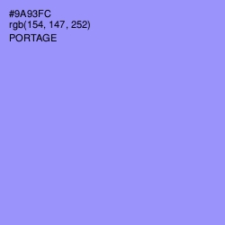 #9A93FC - Portage Color Image
