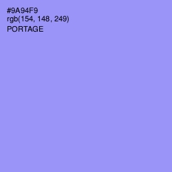 #9A94F9 - Portage Color Image