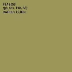 #9A9558 - Barley Corn Color Image