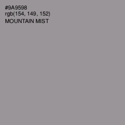 #9A9598 - Mountain Mist Color Image