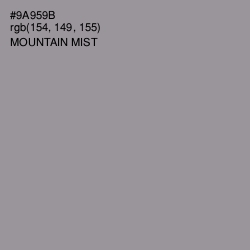 #9A959B - Mountain Mist Color Image