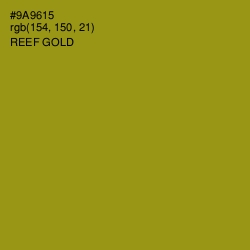 #9A9615 - Reef Gold Color Image