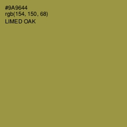 #9A9644 - Limed Oak Color Image