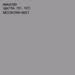 #9A979D - Mountain Mist Color Image
