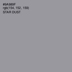 #9A989F - Star Dust Color Image