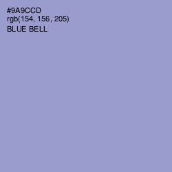 #9A9CCD - Blue Bell Color Image