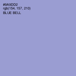 #9A9DD2 - Blue Bell Color Image