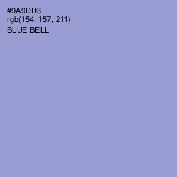 #9A9DD3 - Blue Bell Color Image