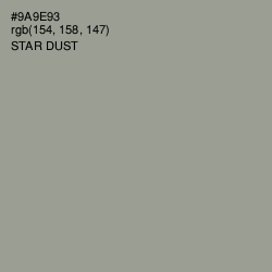 #9A9E93 - Star Dust Color Image