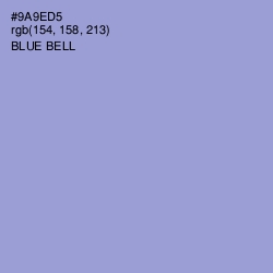 #9A9ED5 - Blue Bell Color Image