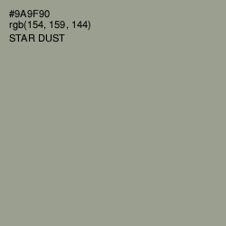 #9A9F90 - Star Dust Color Image