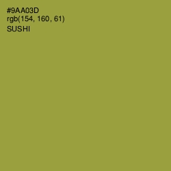 #9AA03D - Sushi Color Image