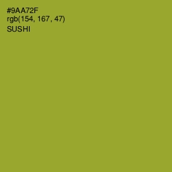 #9AA72F - Sushi Color Image