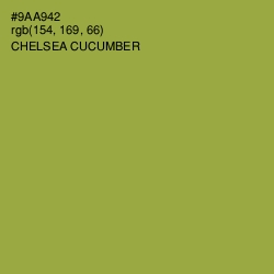 #9AA942 - Chelsea Cucumber Color Image