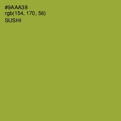 #9AAA38 - Sushi Color Image