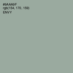 #9AAA9F - Envy Color Image