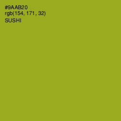 #9AAB20 - Sushi Color Image