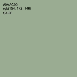 #9AAC92 - Sage Color Image