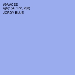 #9AACEE - Jordy Blue Color Image