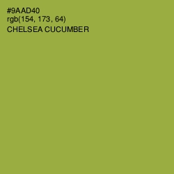 #9AAD40 - Chelsea Cucumber Color Image