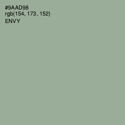 #9AAD98 - Envy Color Image