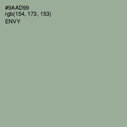 #9AAD99 - Envy Color Image