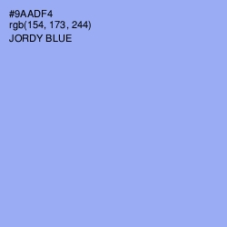 #9AADF4 - Jordy Blue Color Image