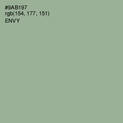 #9AB197 - Envy Color Image