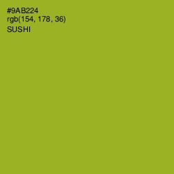#9AB224 - Sushi Color Image