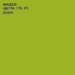 #9AB325 - Sushi Color Image