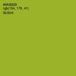 #9AB329 - Sushi Color Image